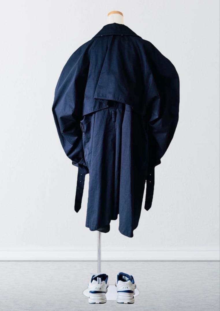 43万 BALENCIAGA ボリューム袖 コート 34 デムナ バレンシアガ