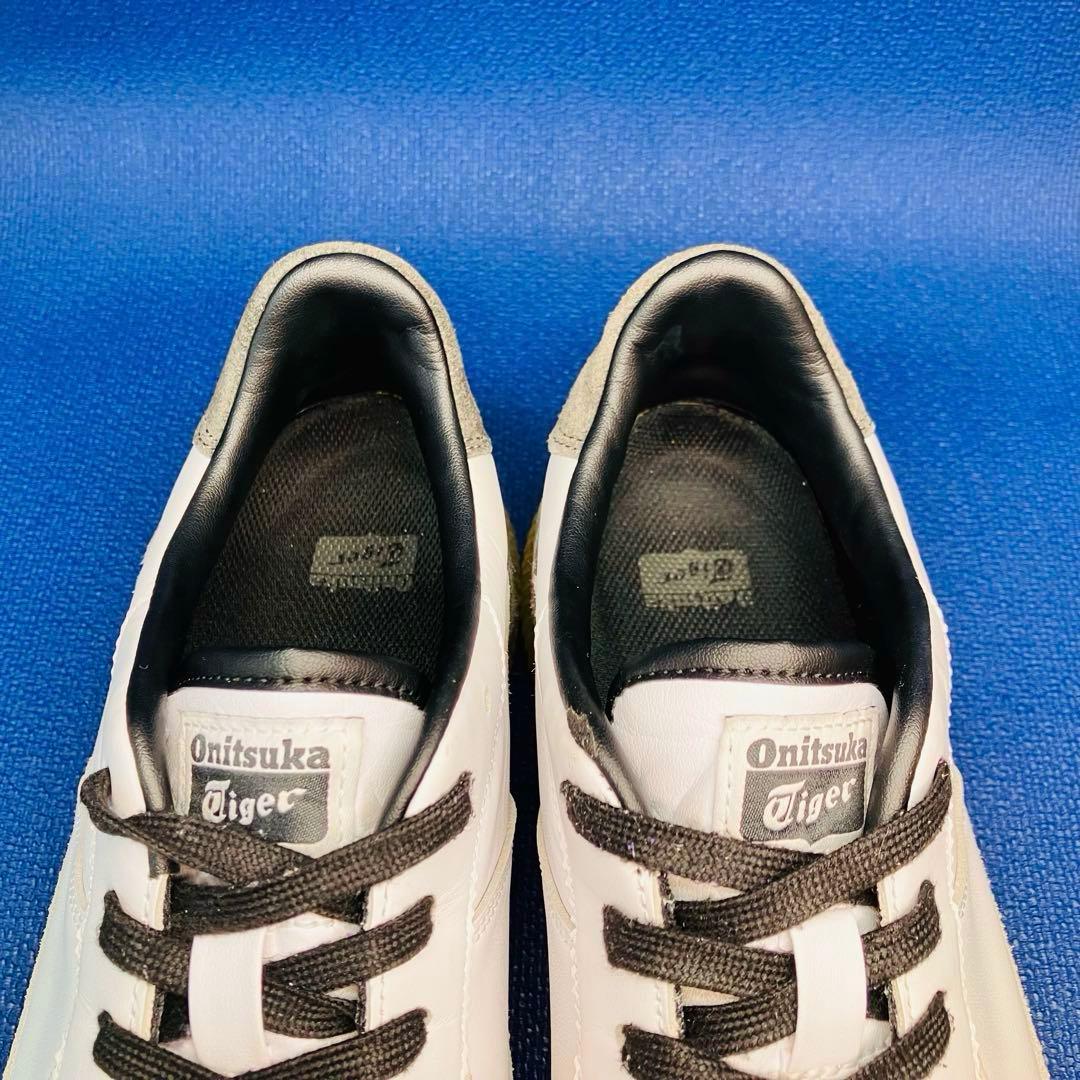 【Onitsuka Tiger 】28㌢デレシティ ホワイト×グレー　厚底レザー