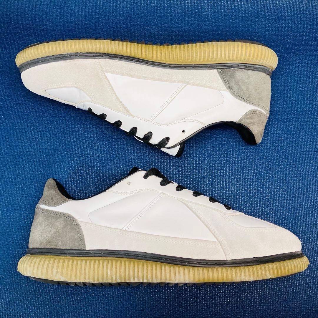 【Onitsuka Tiger 】28㌢デレシティ ホワイト×グレー　厚底レザー