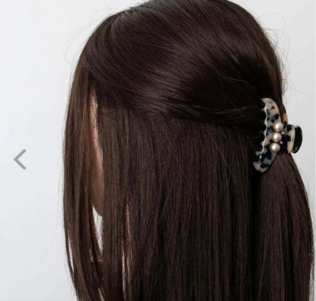 アレクサンドル ドゥ パリ ヘアクリップ（スモール）　パール　TOKYO
