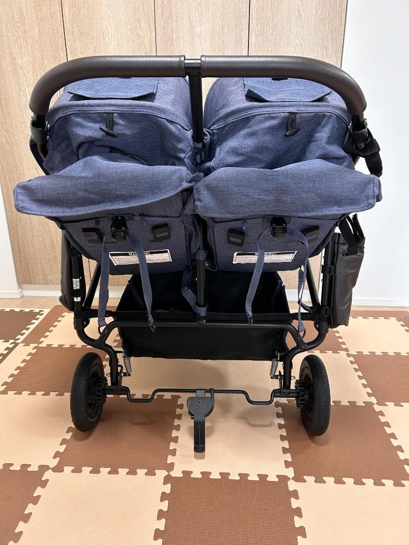 【AirBuggy】エアバギーココダブルEXフロムバース レインカバー付