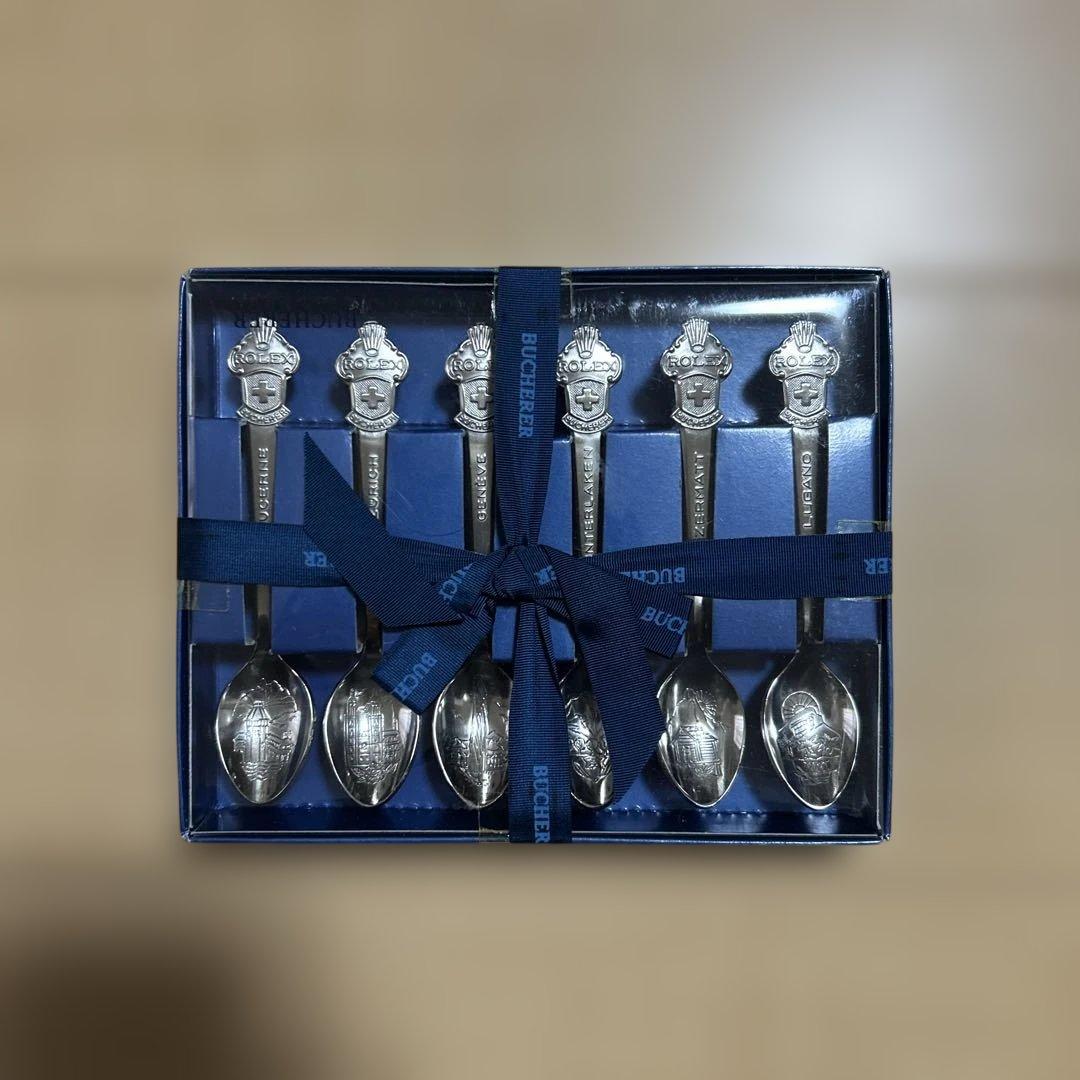 BUCHERER ROLEXスプーンセット 6本入り