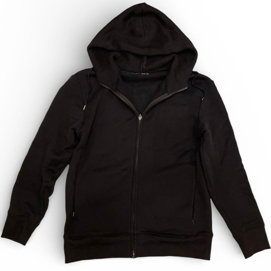 【未使用級】スリードッツ L パーカー サンデッドジャージー ジップフーディ