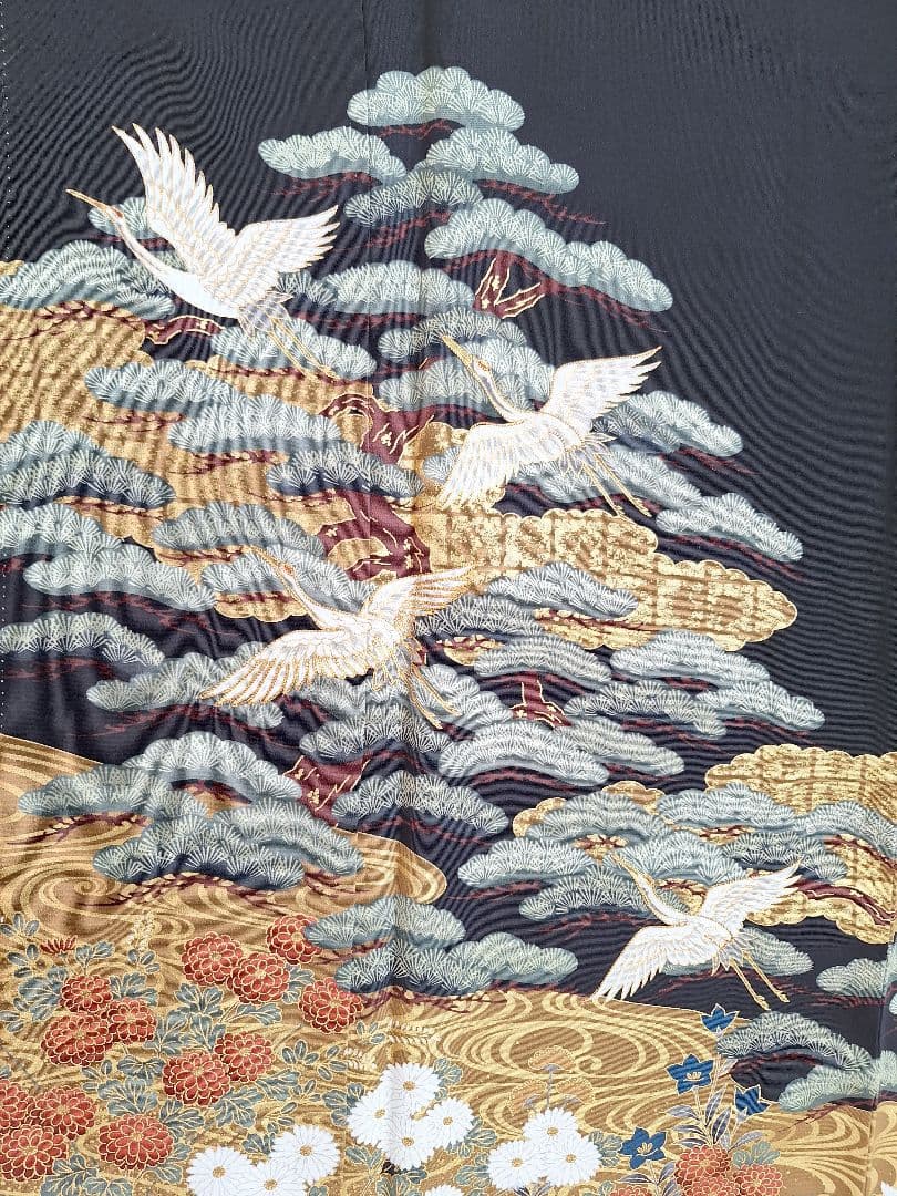 着物リメイクワンピース3654