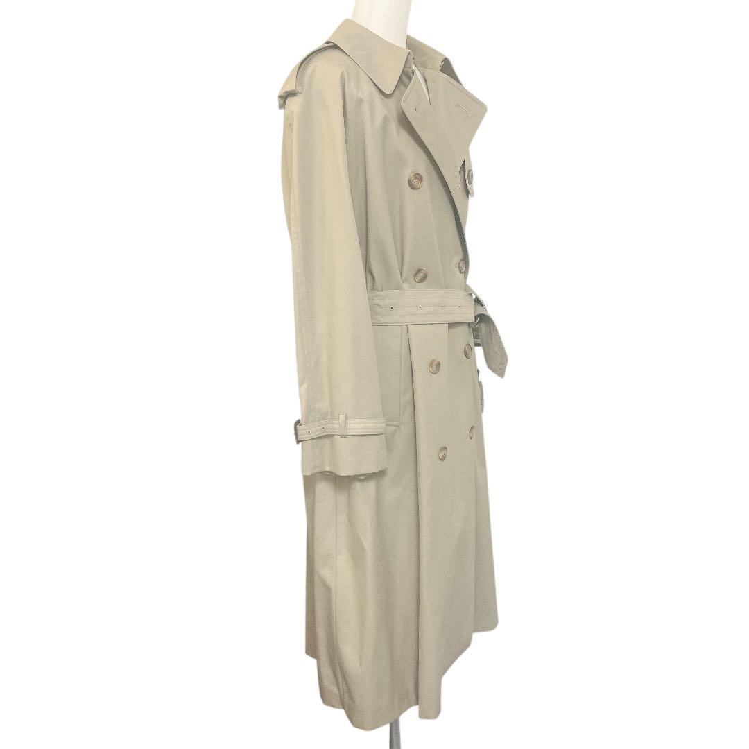 【未使用★タグ付】アクアスキュータム トレンチコート 撥水加工 ロング ベージュ
