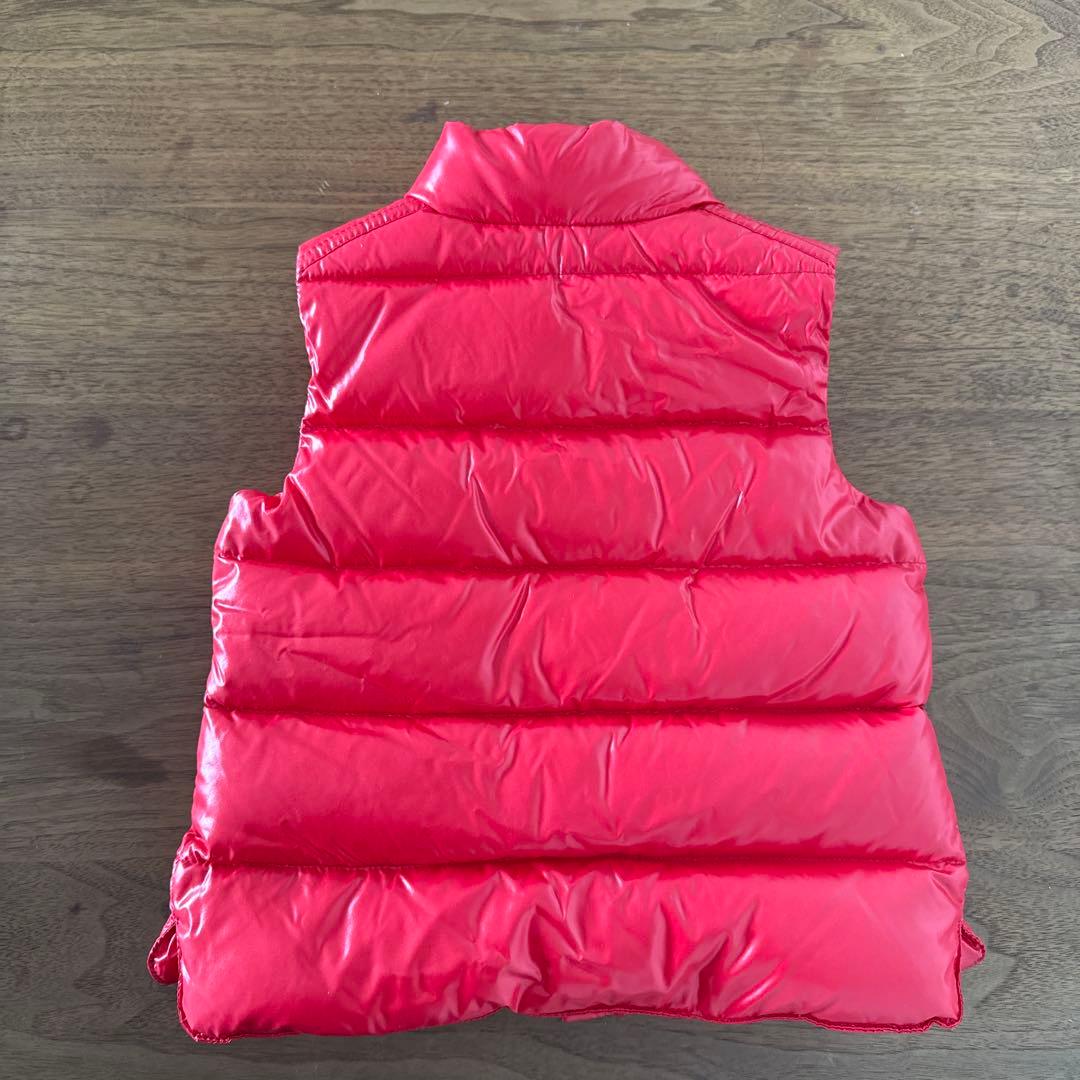 MONCLER ダウンベスト レッド　2T