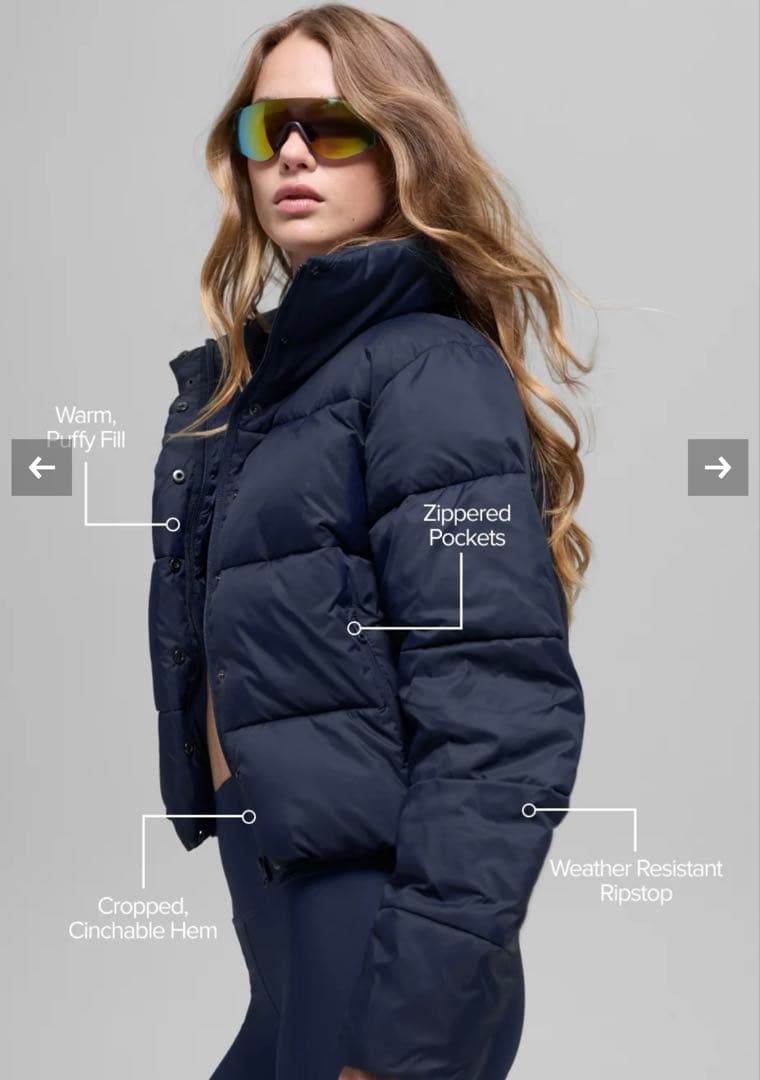 ナエ様 値札付新品 ニューヨーク購入 alo 1番人気ダウンジャケット