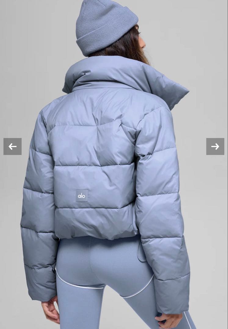 ナエ様 値札付新品 ニューヨーク購入 alo 1番人気ダウンジャケット