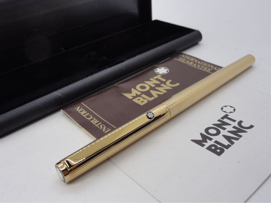 ※未使用に近い保管品！稀少度の高い総金張りSライン最高峰No2147★モンブラン