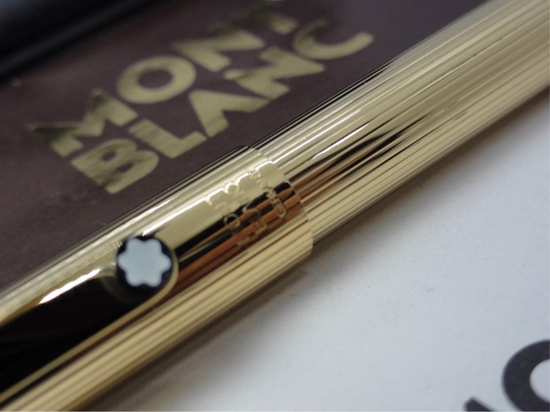 ※未使用に近い保管品！稀少度の高い総金張りSライン最高峰No2147★モンブラン