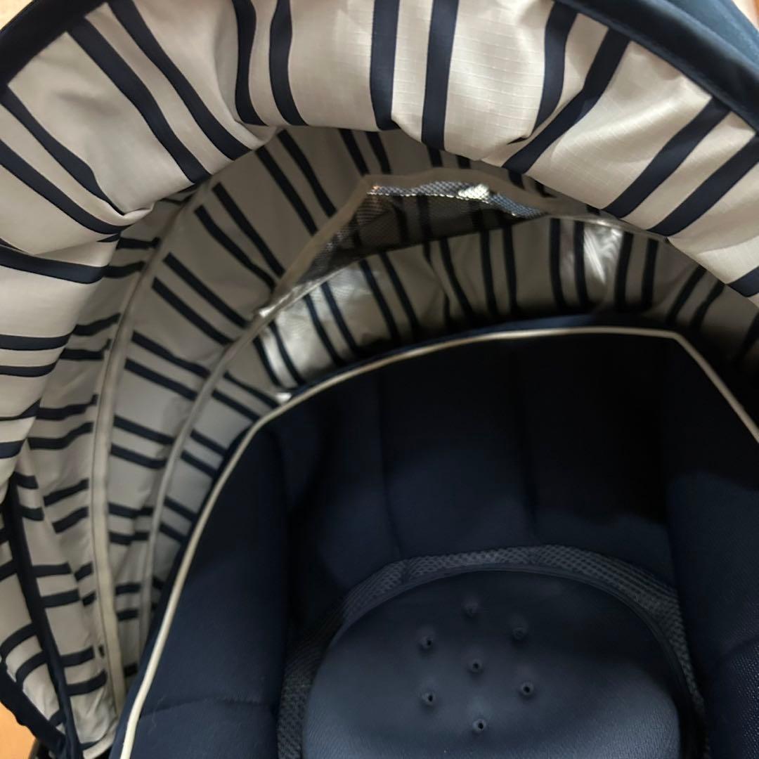 【美品 】アップリカ ベビーカー ラクーナクッションAB レザー調ハンドル