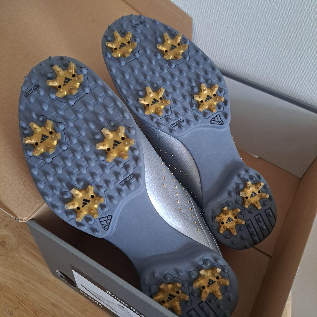 【新品】adidas D BOA　ゴルフシューズ シルバー　アディダス