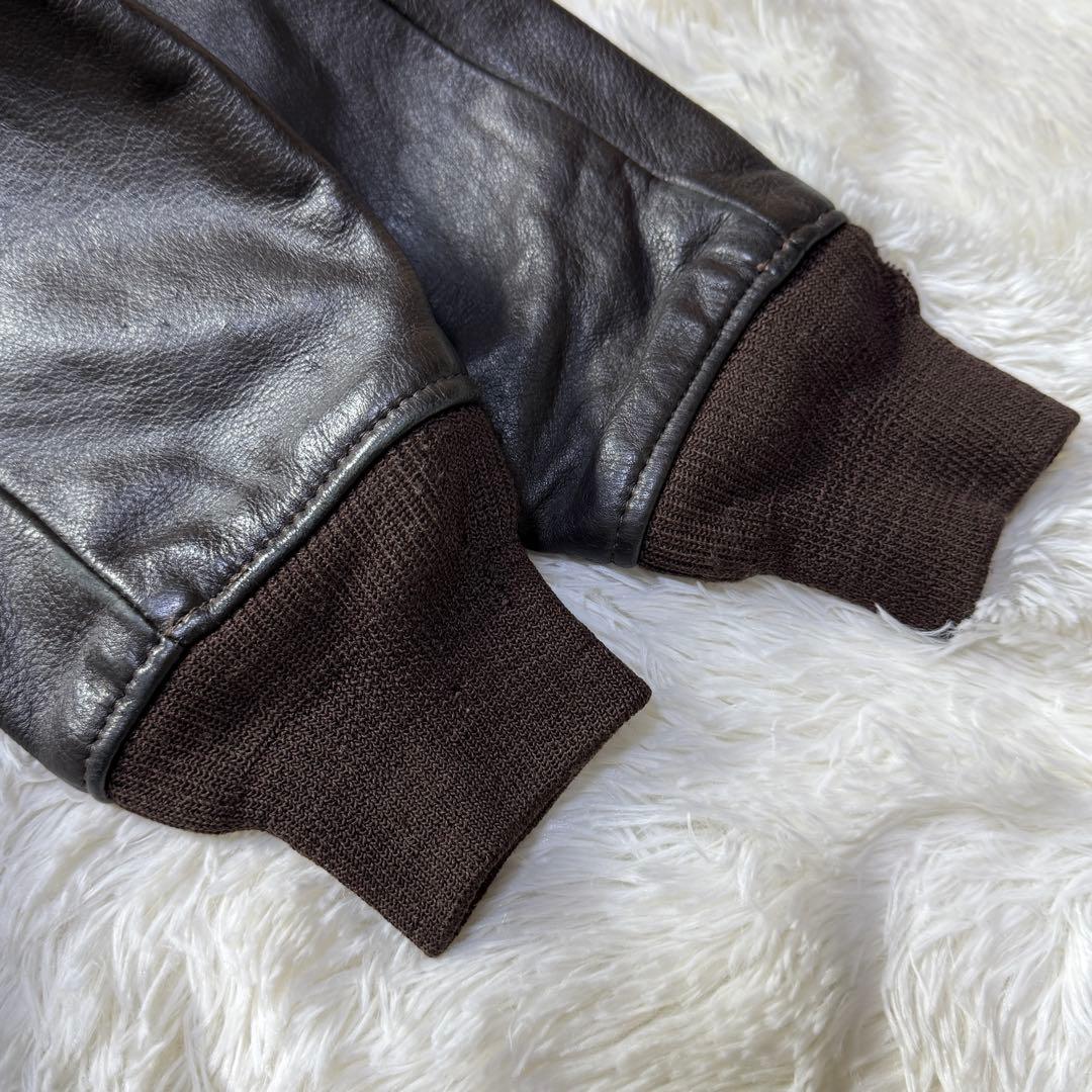 70s 米軍実物 G-1 USN BRILL BROS 黒タグ TOP GUN