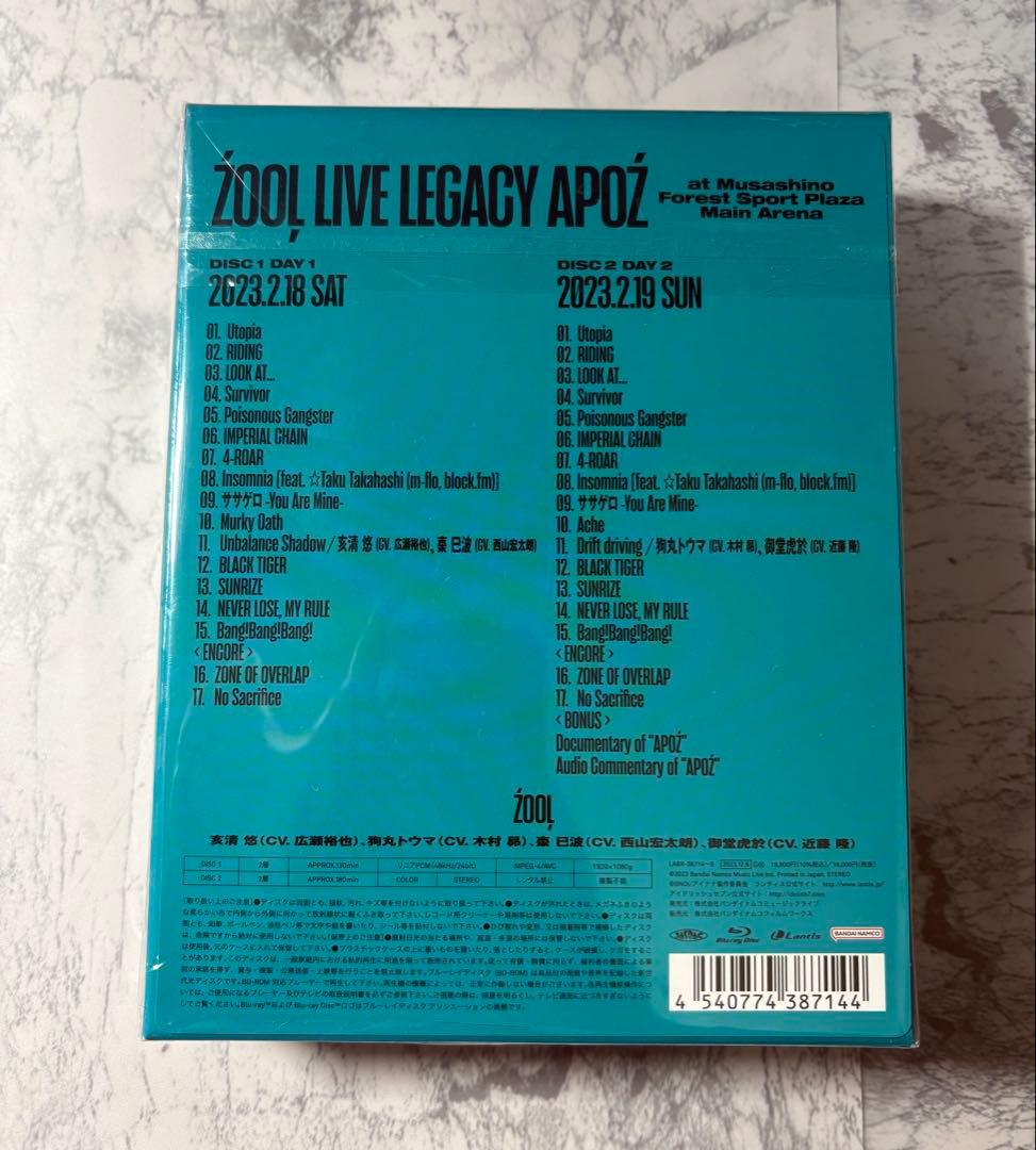 ŹOOĻ LIVE LEGACY APOZ Blu-ray 完全生産限定盤