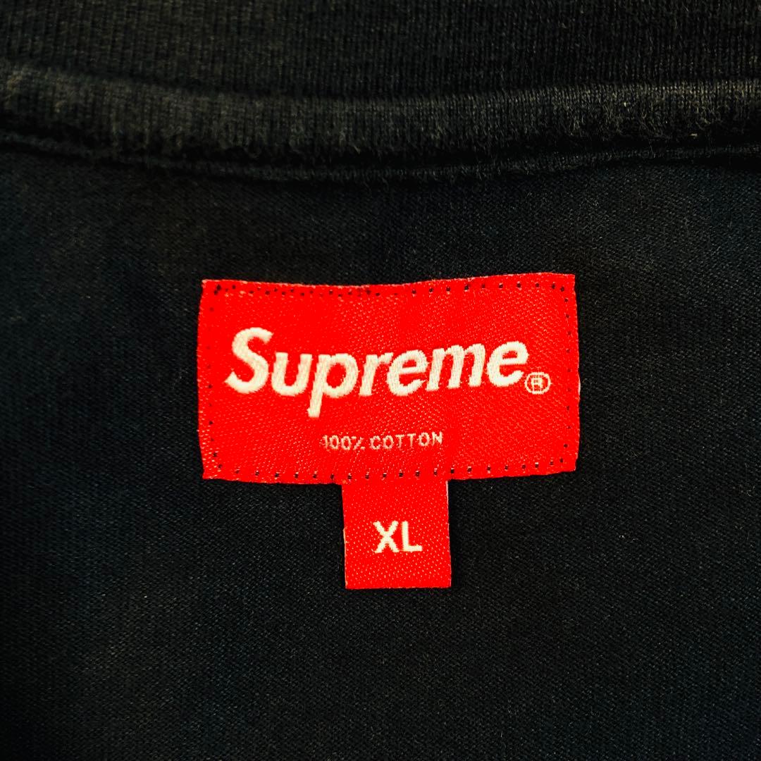 【希少XLサイズ】シュプリーム スモールボックスロゴ ロングスリーブTシャツ 黒