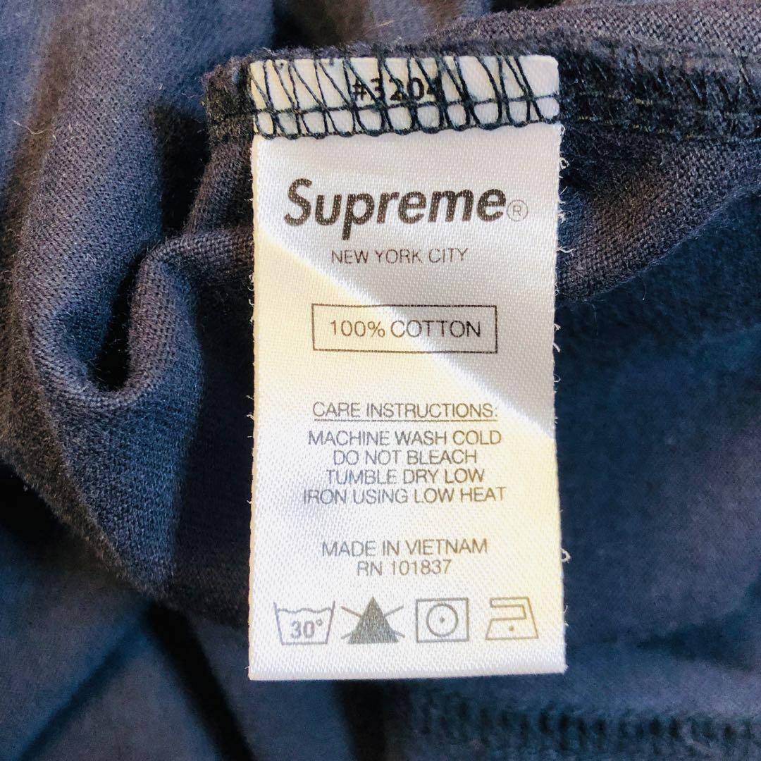 【希少XLサイズ】シュプリーム スモールボックスロゴ ロングスリーブTシャツ 黒