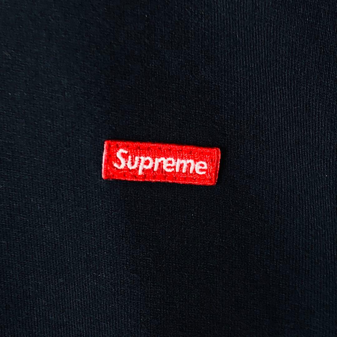 【希少XLサイズ】シュプリーム スモールボックスロゴ ロングスリーブTシャツ 黒