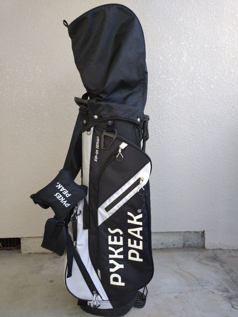 PYKES PEAK キャディバッグ セルフスタンド ショルダーストラップ