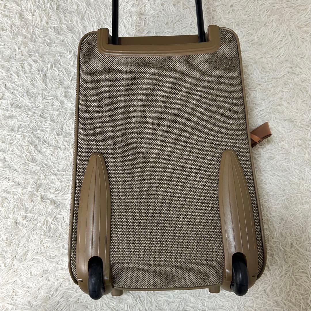 タグ付き✨ hartmann ツイード×レザー トラベルキャリーケース トロリー