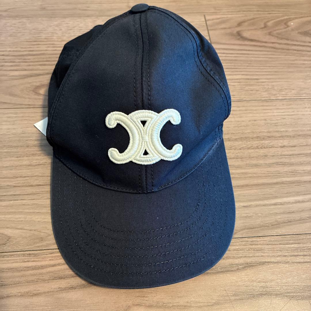 セリーヌ ブラック　ベースボールキャップ