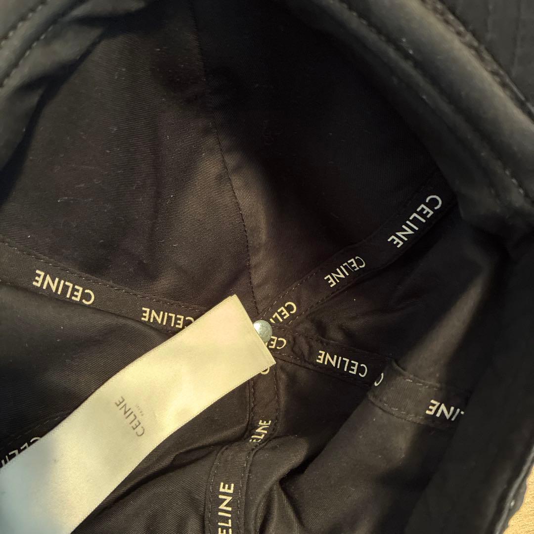 セリーヌ ブラック　ベースボールキャップ