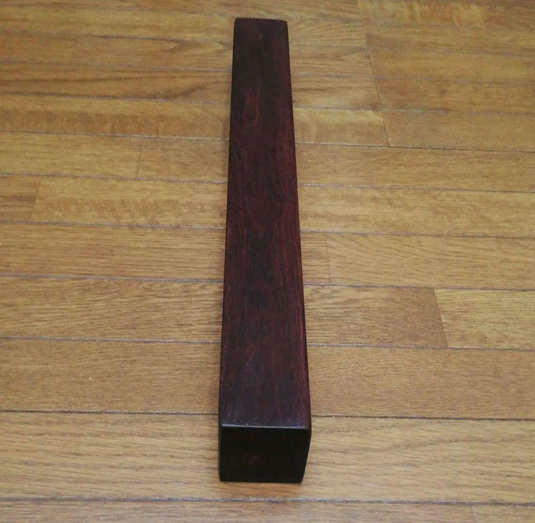 中国骨董　旧家蔵最高級印度小葉紫壇材木特大型紫檀木文鎮本物保証品質保証新品未使用