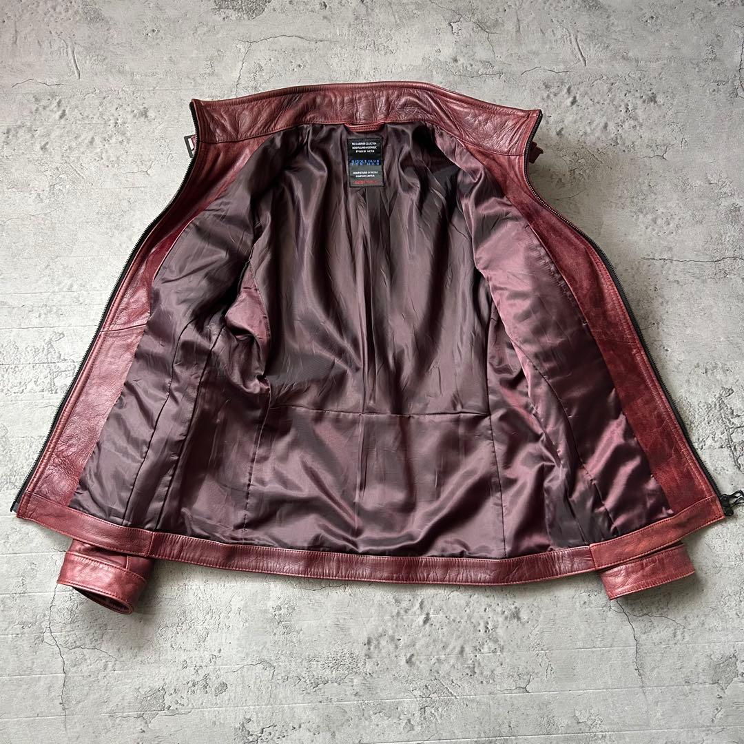 やぎ革 Lsize NICOLE CLUB FOR MEN レザージャケット