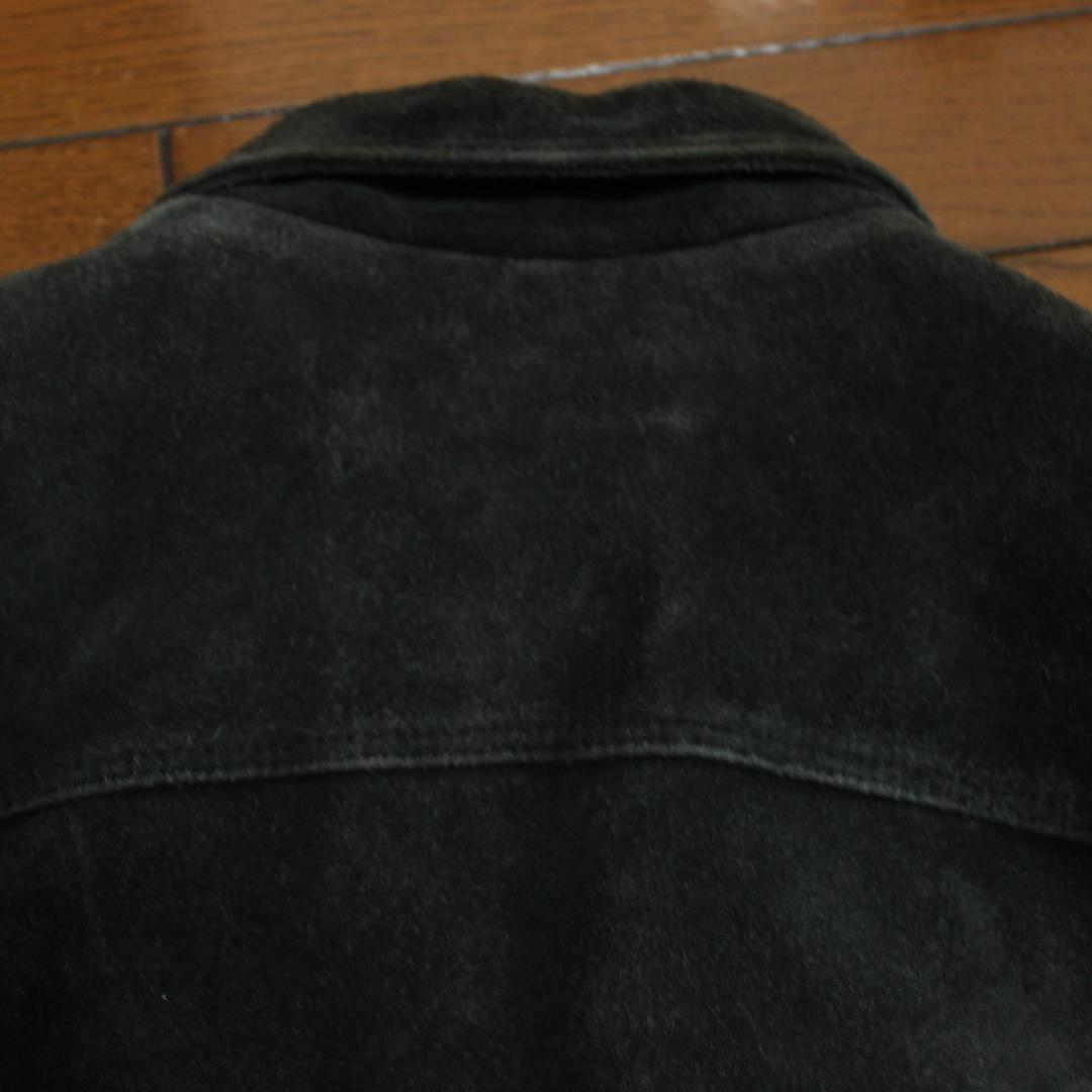 定助　ROOTS スウェード レザー ジャケット カナダ製 ヴィンテージ