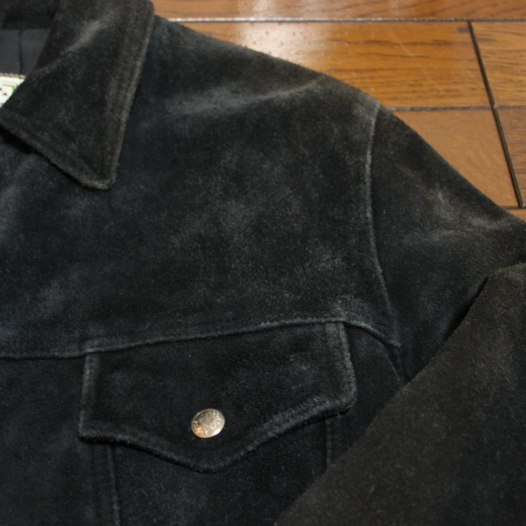 定助　ROOTS スウェード レザー ジャケット カナダ製 ヴィンテージ