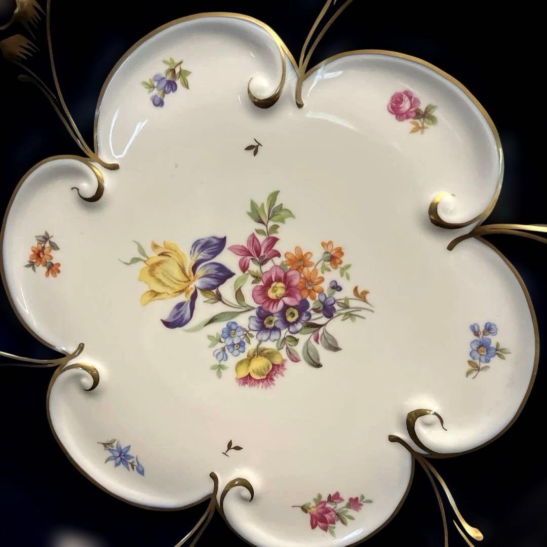 [希少]アンティーク　ヘンネベルク　皿 キャビネットプレート　ドイツ