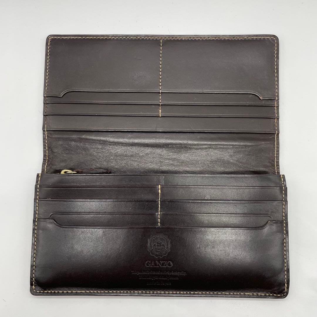 K2様 GANZO ガンゾ ブライドルレザー 長財布 2つ折り