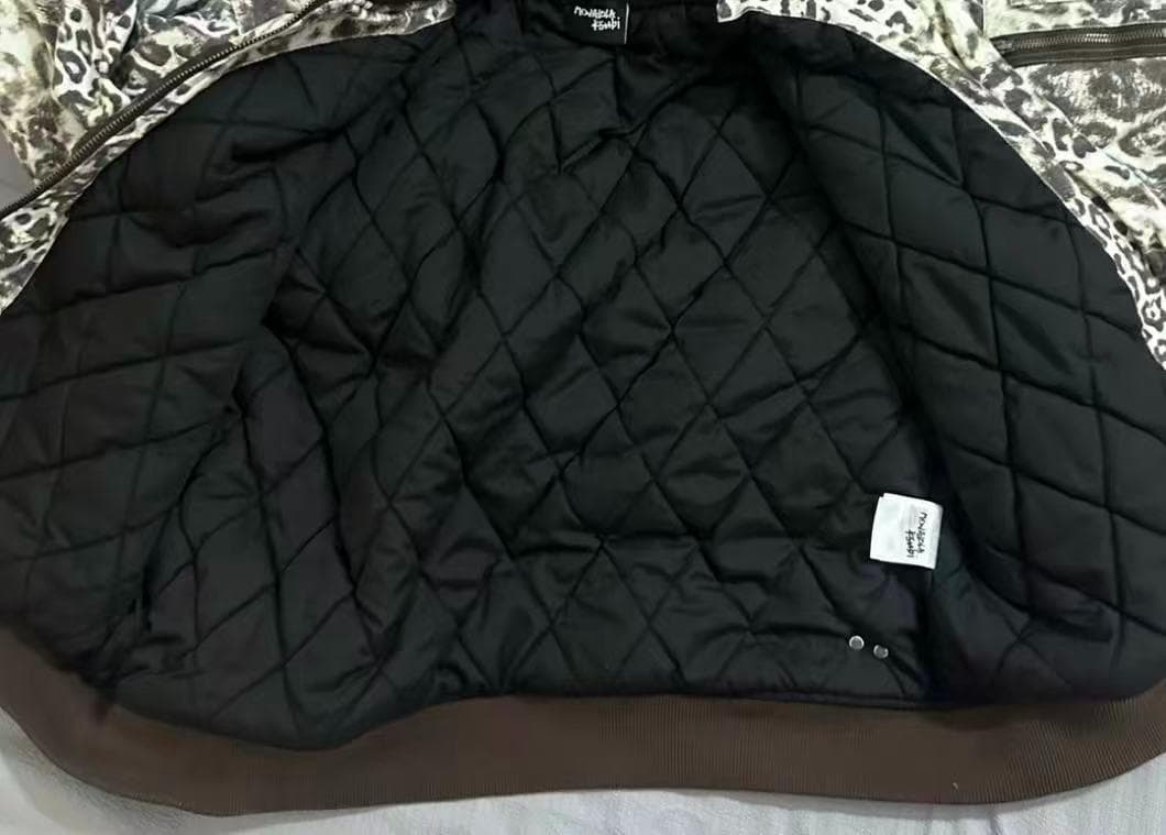 即日発送 MOWALOLA レオパード柄 ボンバージャケット M