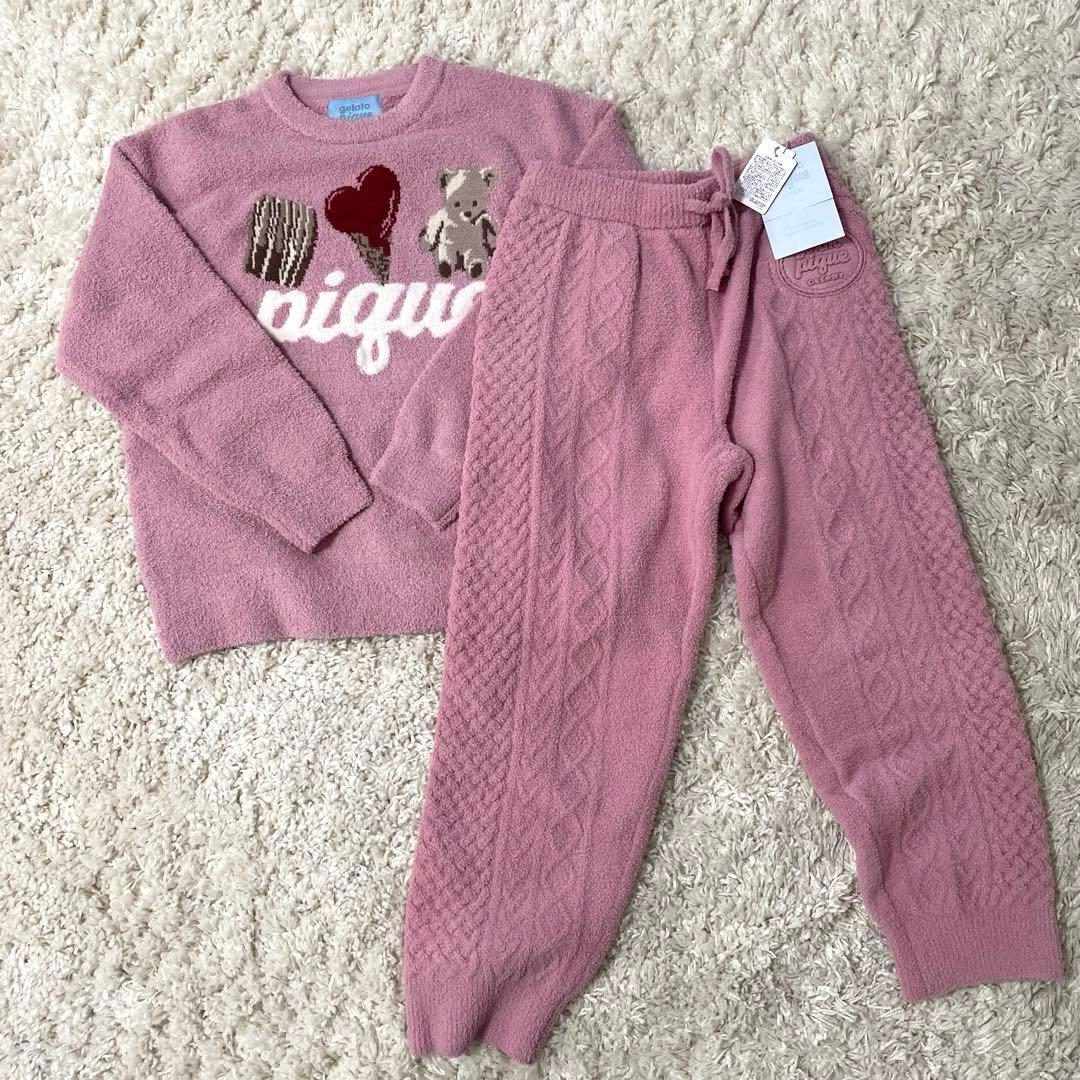 【新品】gelato pique（ジェラピケ）ルームウェア上下セット