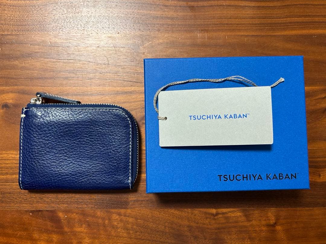 uniuni4238　土屋鞄　数量限定　ハンディLファスナー　ラピスブルー