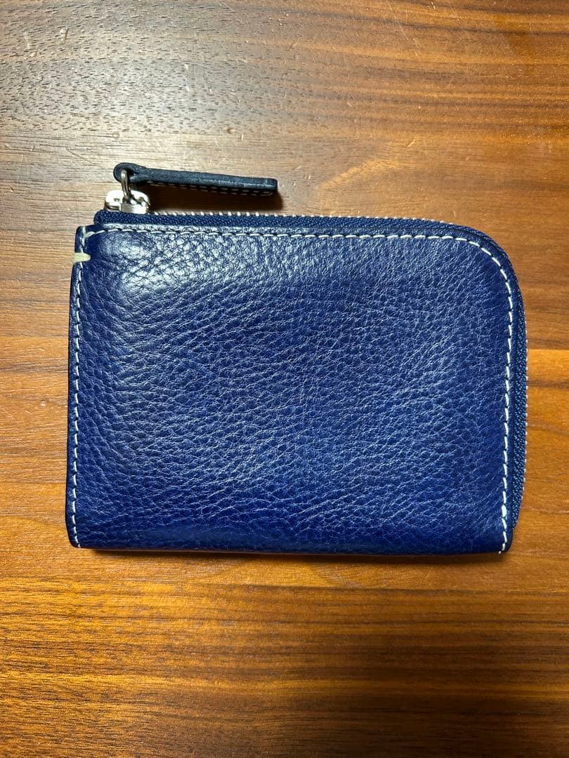 uniuni4238　土屋鞄　数量限定　ハンディLファスナー　ラピスブルー