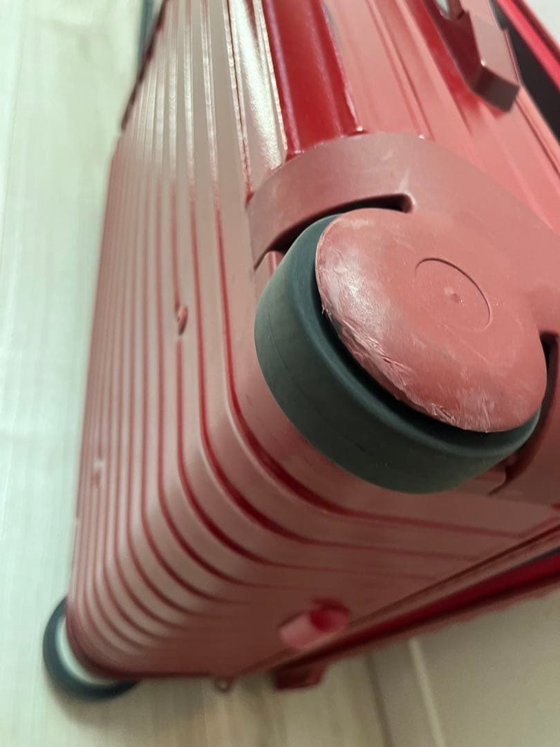 【ジャンク・破損あり】RIMOWAリモワ サルサ 35L機内持込み2輪廃盤品 赤