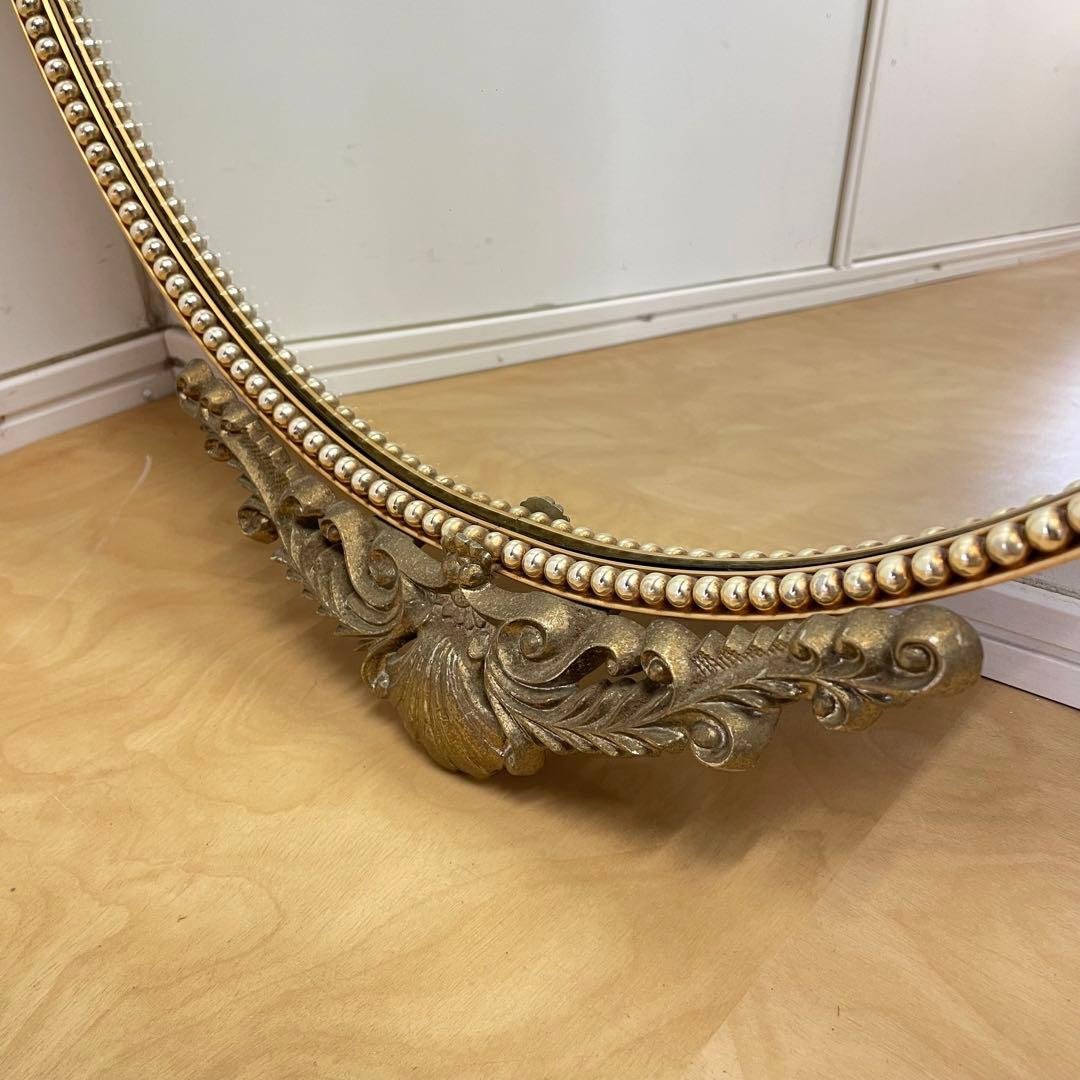 ビンテージ ミラー① 鏡 アンティーク調 ウォールミラー 壁掛け 大型 美容室