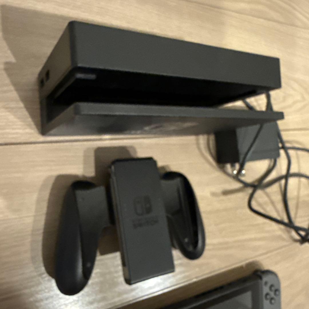 Nintendo Switch 本体 グレー ドック付き　SDカード付き