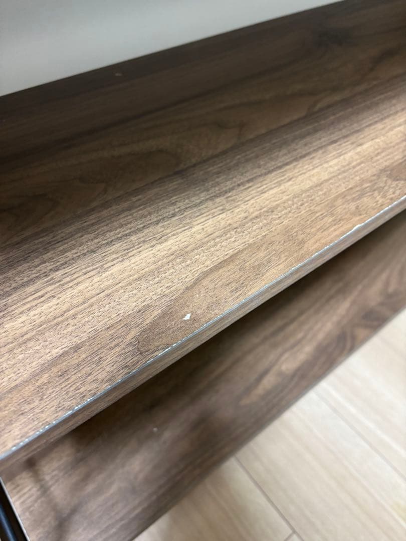 【ニトリ】突っ張り壁面収納Nポルダ(幅80cm ミドルブラウン)