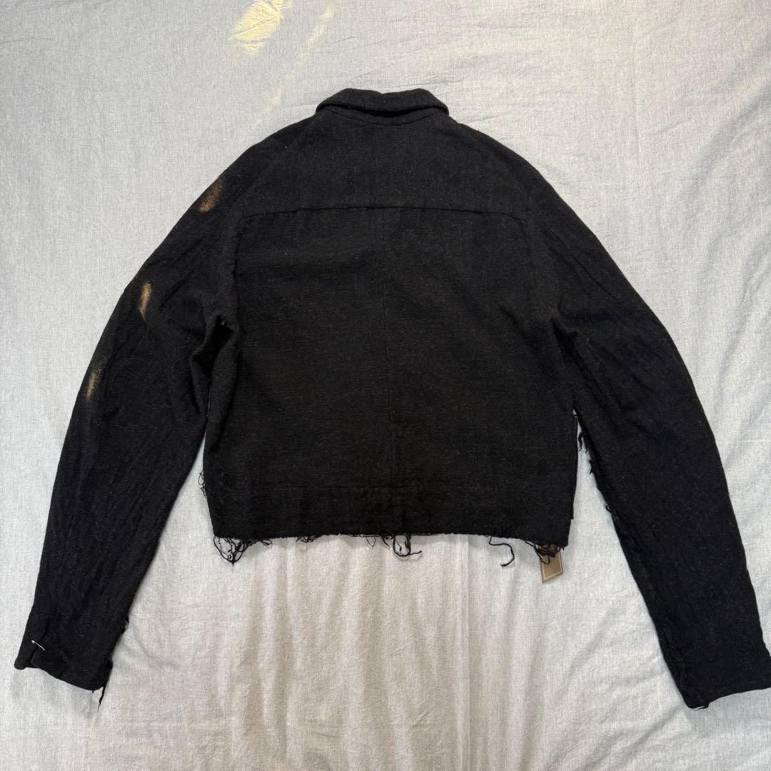 SUNSEA 22AW Shrinkage Blouson 改 ウール 黒 M