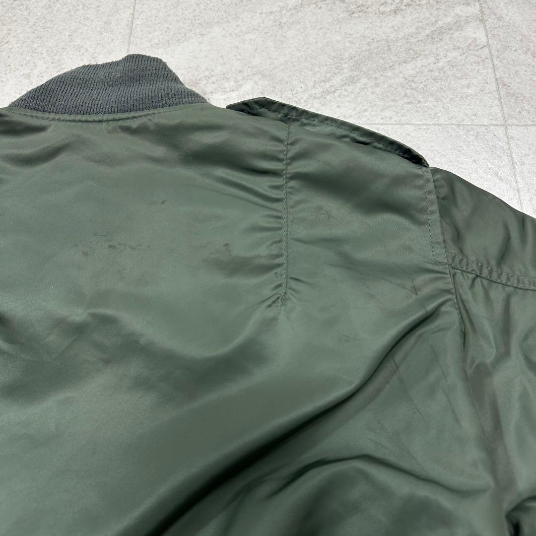 90s USA製【ALPHA】L-2B MA-1 フライトジャケット IDEAL