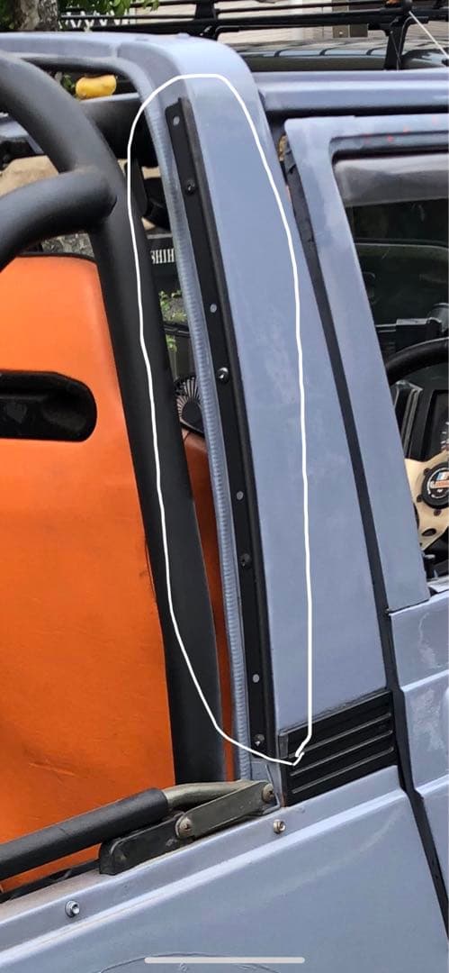 スズキ　ジムニー幌　幌骨　サイド止め金具付き