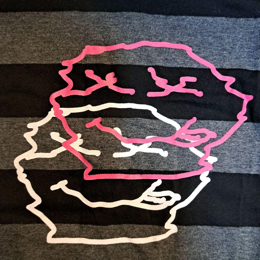 【新品】ガルフィー ビリビリボーダーロンTEE ボーダー BLACK/GRAY