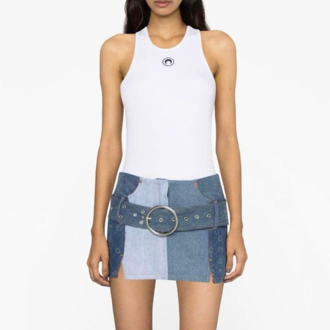 MARINE SERRE マリーンセル リブタンクトップ