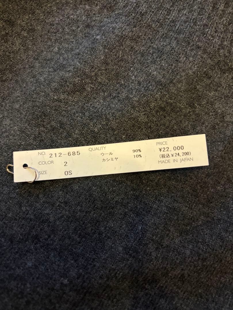 koton ウールカシミアセーター ダークグレー