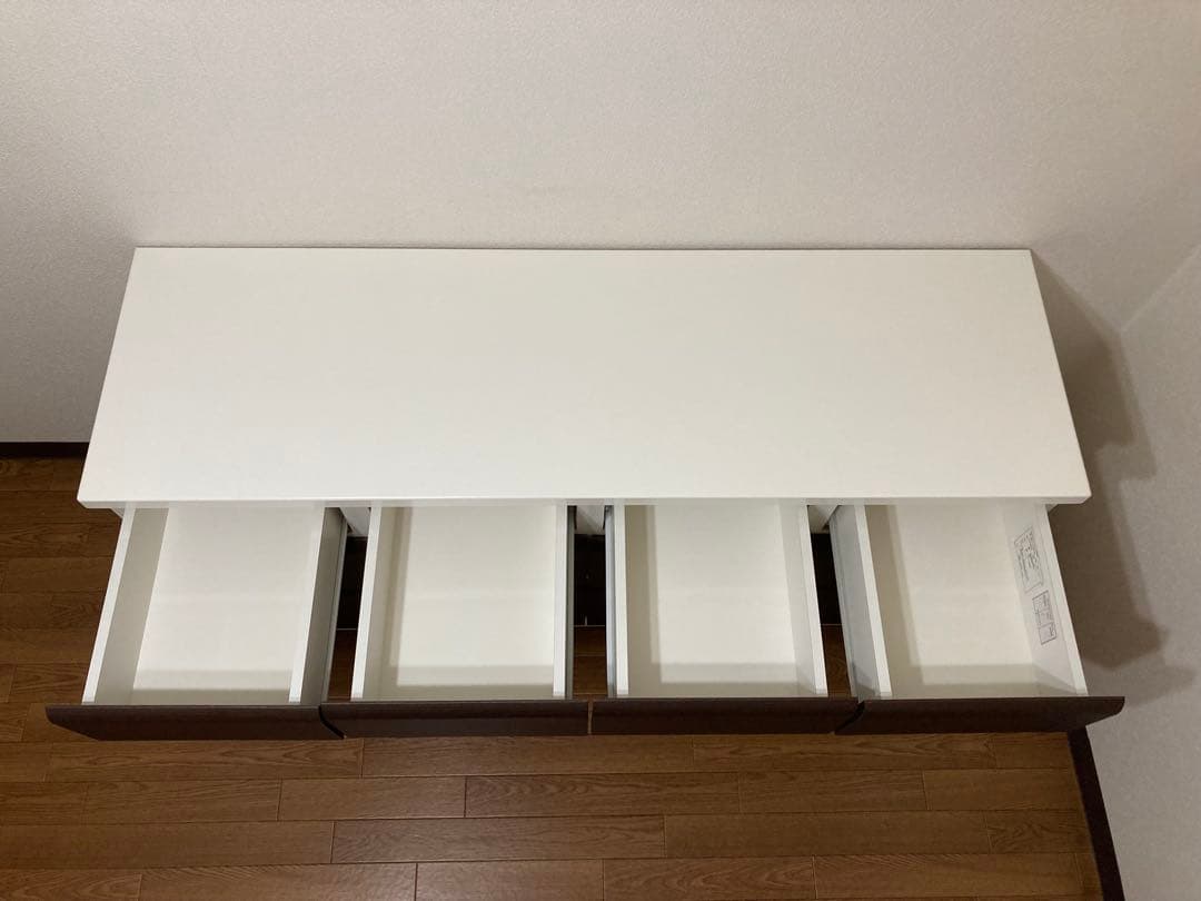 ☆ ニトリ ブラウンホワイト ローチェスト 洋服タンス 8引き出し ☆