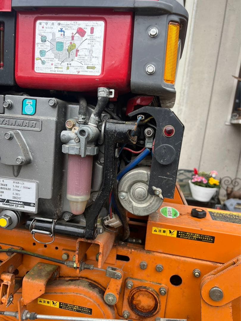 ディーゼルセル付きカワベ自走式トレンチャーNF-827LH動作確認済み動画あり