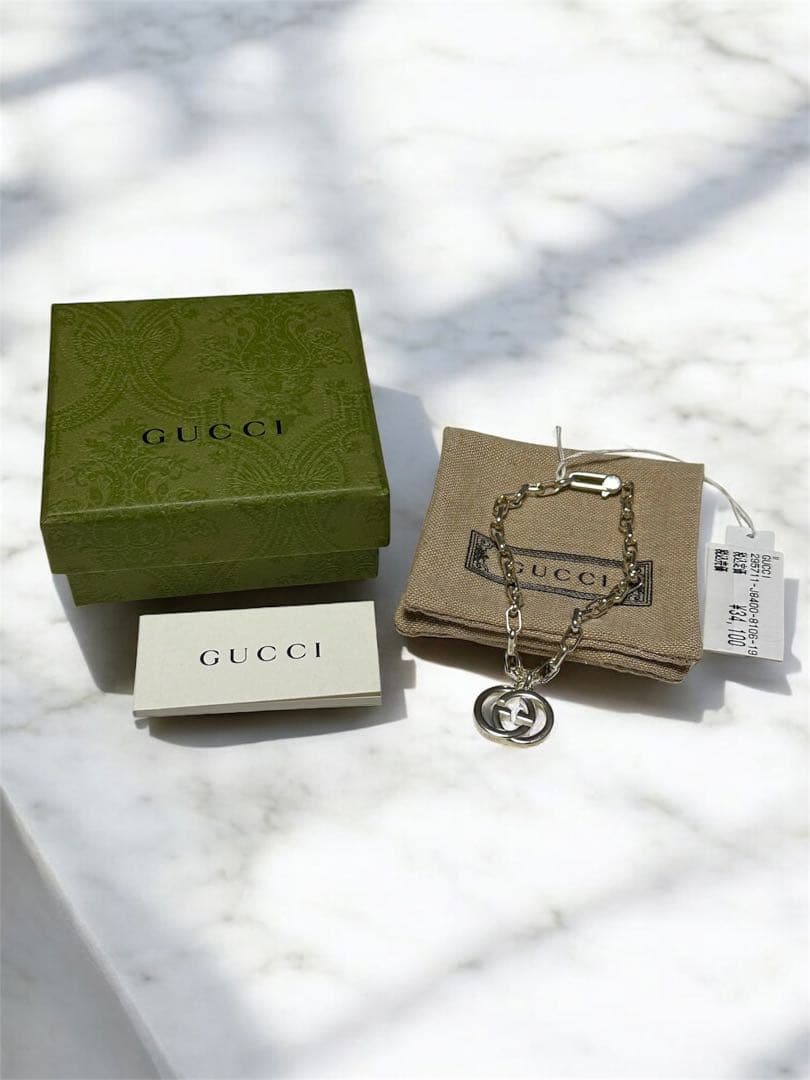 ⭐️新品❣️GUCCI（グッチ）⭐️ブレスレット インターロッキングG チャーム１９