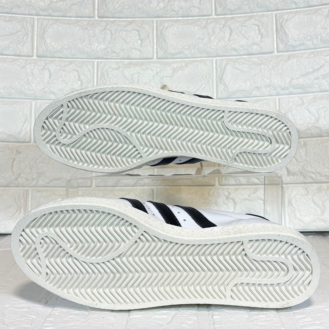 adidas アディダス スーパースター ホワイト ブラウン 28cm 替え紐付