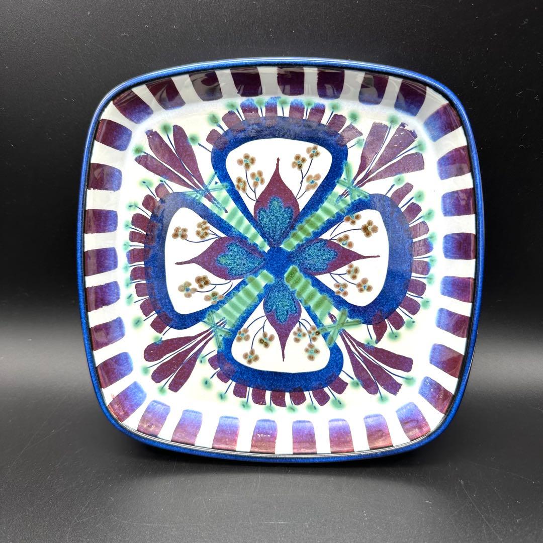 北欧ヴィンテージロイヤルコペンハーゲン テネラトレイ(中)17cm 角皿